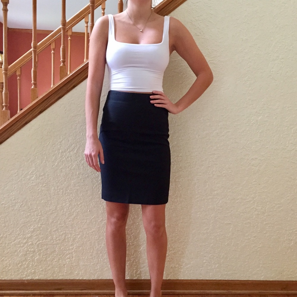 J. Crew cotton pencil skirt